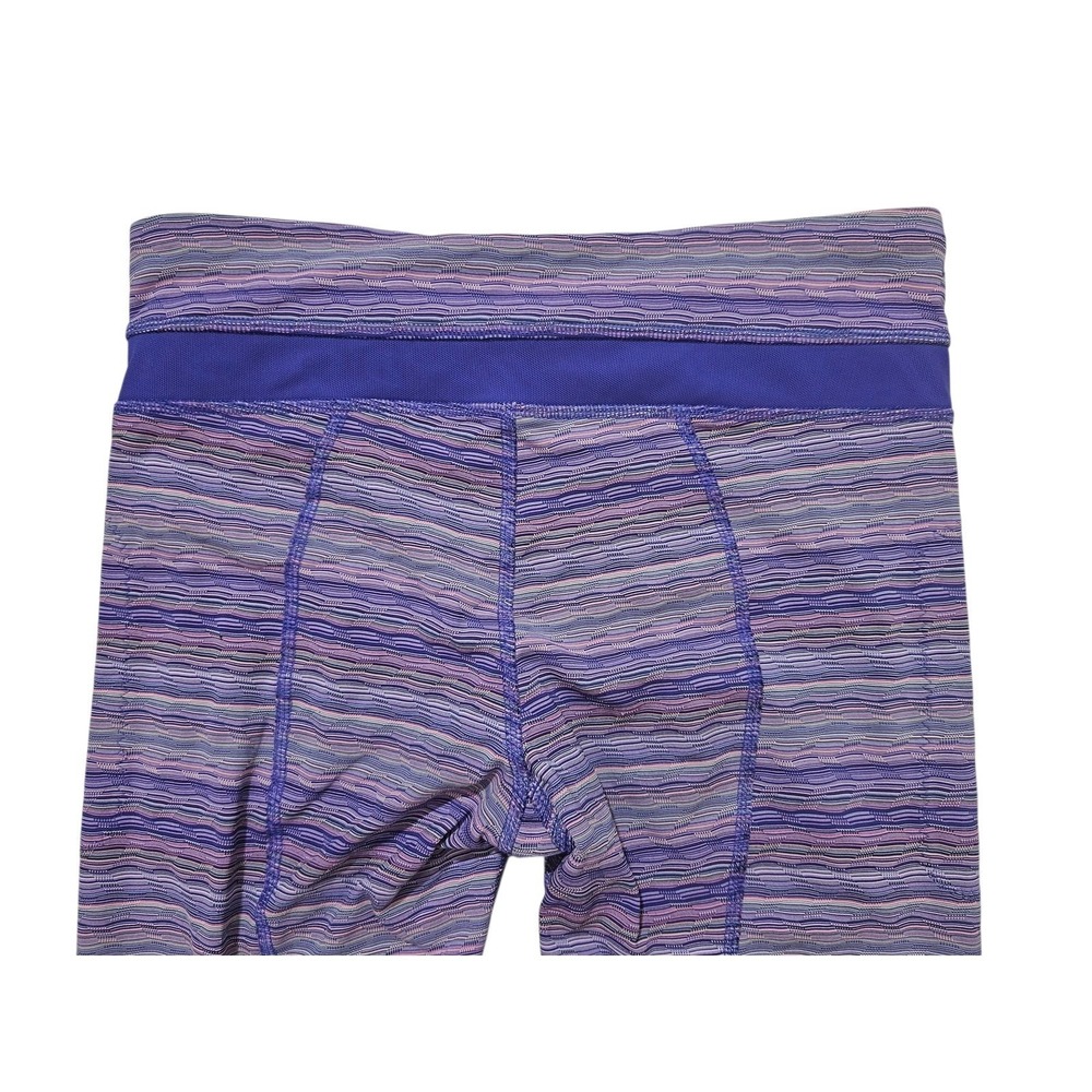 Lululemon Inspire Tight II Mesh space Dye Twist Iris‎ Flower Leggings Size 6 - Picture 9 of 10